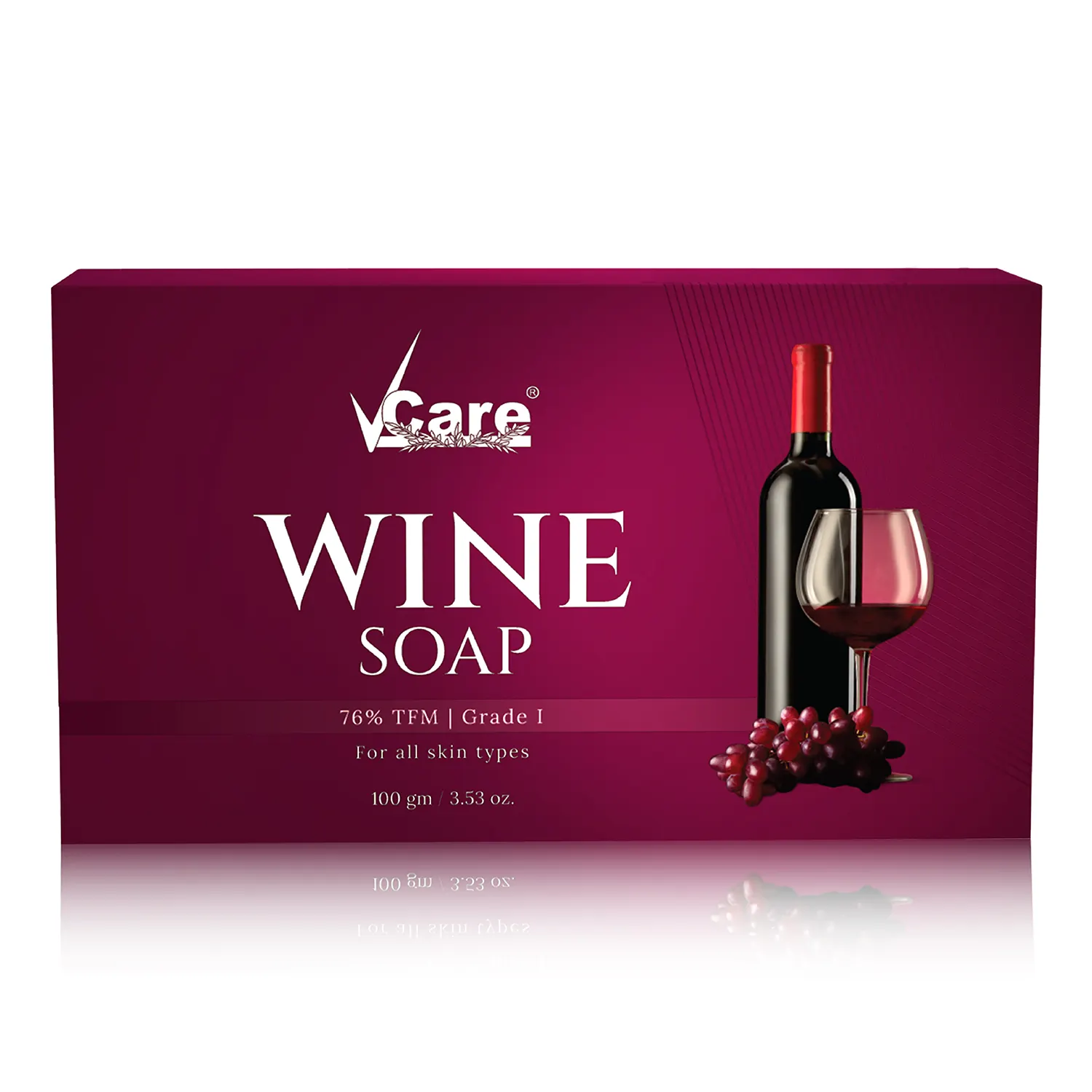 Red wine soap,wine soap,vcare red wine soap,bathing soap,wine soap v care